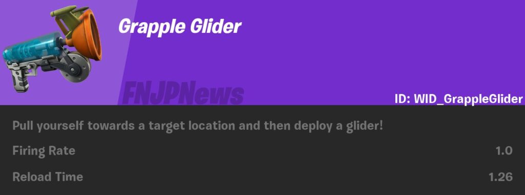 Новый предмет Grappler Glider - Обновление 22.40 Fortnite